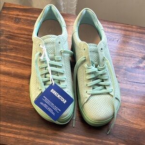 Birkenstock Women's Light Green Sneakers Matcha size 8